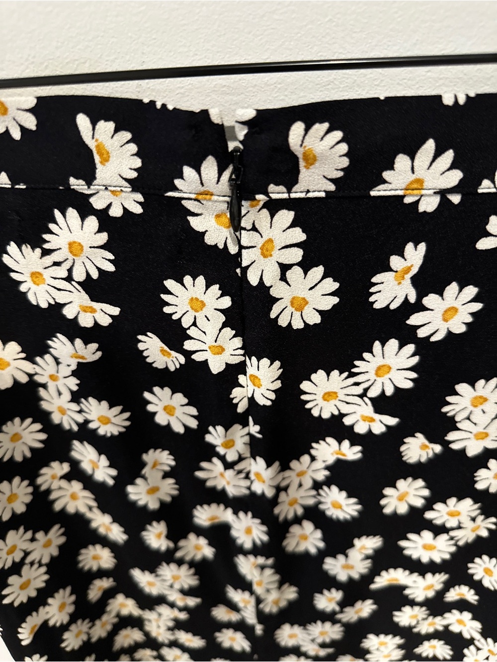 NWT - Reformation Black Daisy Maxi Skirt with White & Yellow Floral Print - Picture 2 of 5